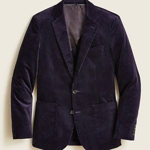 NWT J. Crew Ludlow Slim Fit thick corduroy blazer - Dark Purple - Size 38s